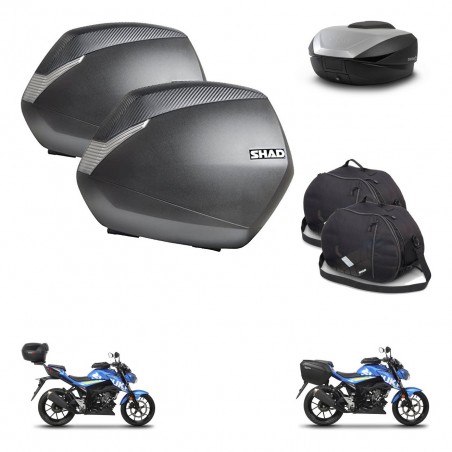 SHAD Baul SH59 + soporte montaje maletas SH36 accesorios 59L KIT-459362