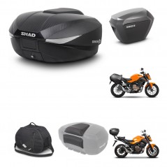 SHAD Maletas sh23 alu + soporte montaje baul SH58 accesorios KIT-459426