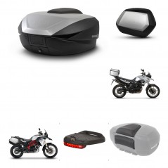 SHAD SH35 PREMIUM suitcases + mounting bracket SH59 trunk accessories 59L KIT-459436