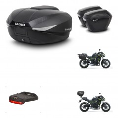 SHAD Maletas sh23 + soporte montaje baul SH58 accesorios KIT-459450