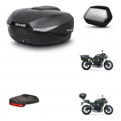 SHAD Maletas SH35 PREMIUM + soporte montaje baul SH58 accesorios KIT-459451