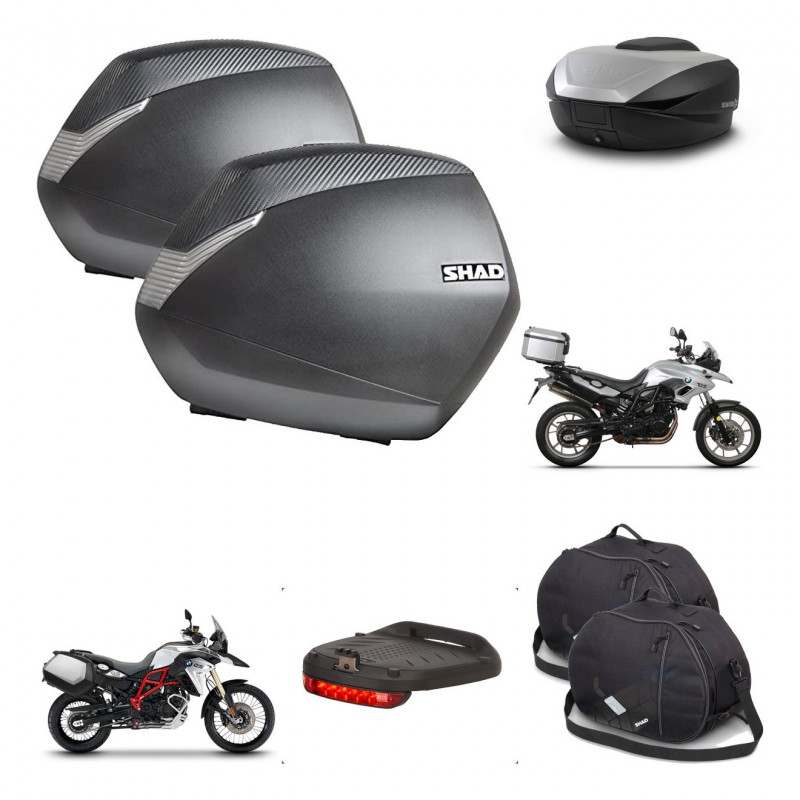 SHAD SH59 trunk + mounting bracket SH36 suitcases accessories 59L KIT-459457