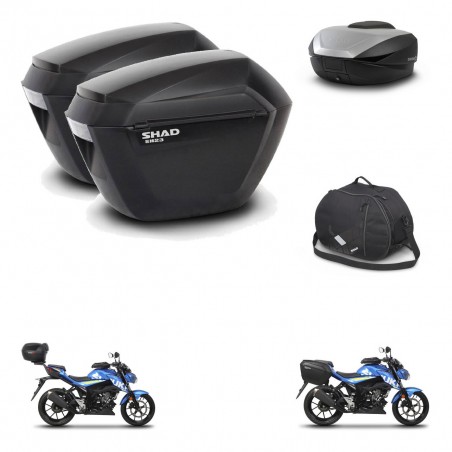 SHAD Baul SH59 + soporte montaje maletas sh23 accesorios 59L KIT-459511