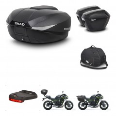 SHAD Maletas sh23 + soporte montaje baul SH58 accesorios KIT-459566