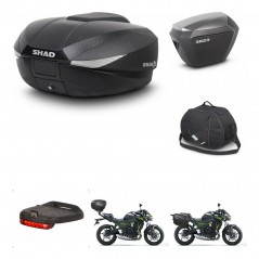 SHAD Maletas sh23 alu + soporte montaje baul SH58 accesorios KIT-459569