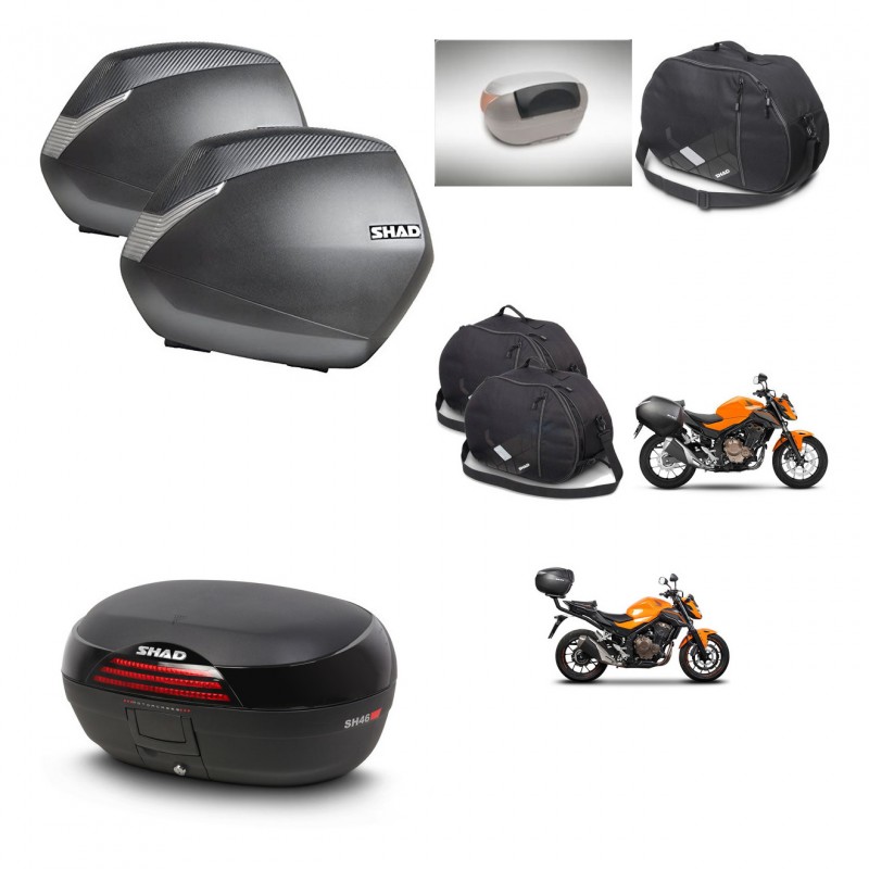 SHAD Baul SH46 + soporte montaje maletas SH36 accesorios 45 L KIT-459594