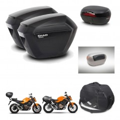 SHAD SH46 trunk + mounting bracket sh23 suitcases accessories 45 L KIT-459595
