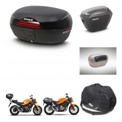 SHAD Maletas sh23 alu + soporte montaje baul SH46 accesorios 45 L KIT-459598