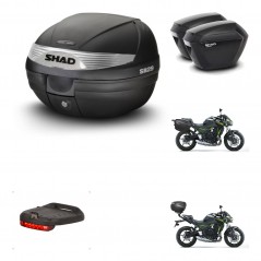 SHAD Maletas sh23 + soporte montaje baul SH29 accesorios KIT-459611