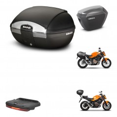 SHAD Maletas sh23 alu + soporte montaje baul SH45 accesorios KIT-459644