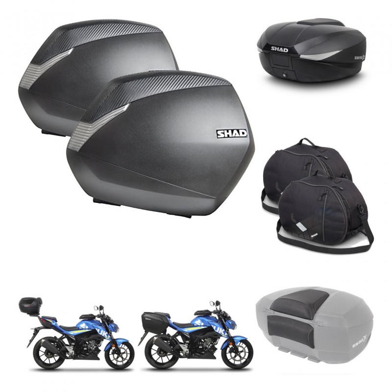 SHAD Baul SH58 + soporte montaje maletas SH36 accesorios KIT-459656