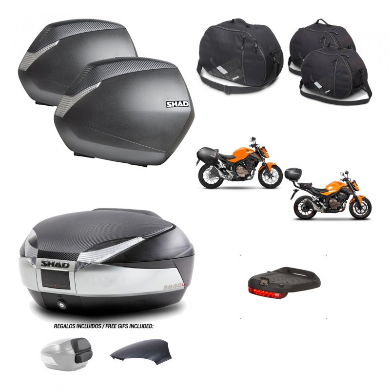 SHAD Trunk SH48 backrest cover + mounting bracket SH36 suitcases accessories KIT-459699