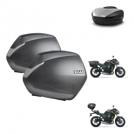 SHAD SH59 trunk + mounting bracket SH36 suitcases 59L KIT-459747