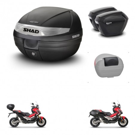 SHAD Maletas sh23 + soporte montaje baul SH29 accesorios KIT-459787