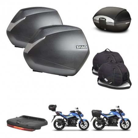 SHAD Baul SH45 + soporte montaje maletas SH36 accesorios KIT-459809