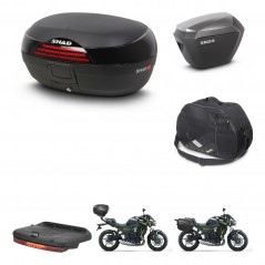 SHAD SH23 alu suitcases + mounting bracket SH46 trunk accessories 45 L KIT-459848