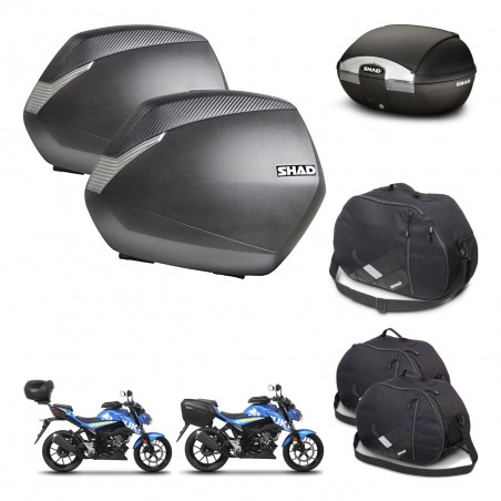 SHAD Baul SH45 + soporte montaje maletas SH36 accesorios KIT-459856