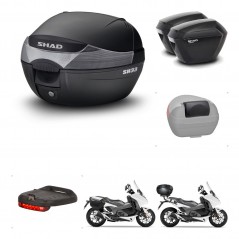 SHAD Maletas sh23 + soporte montaje baul SH33 accesorios KIT-459865