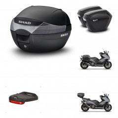 SHAD Maletas sh23 + soporte montaje baul SH33 accesorios KIT-459867