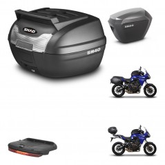 SHAD Maletas sh23 alu + soporte montaje baul SH40 parrilla superior accesorios KIT-459909