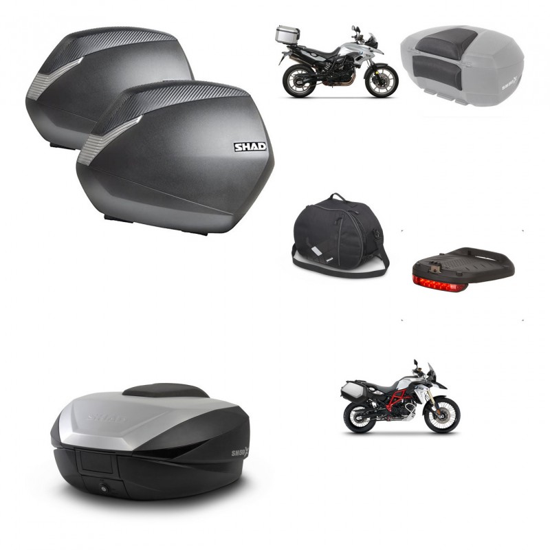 SHAD SH59 trunk + mounting bracket SH36 suitcases accessories 59L KIT-459910