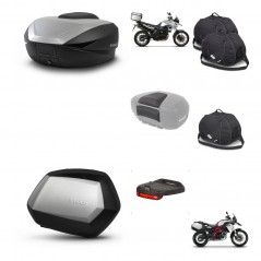 SHAD SH35 PREMIUM suitcases + mounting bracket SH59 trunk accessories 59L KIT-459914