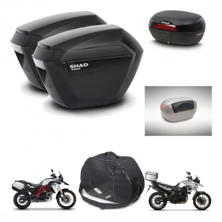 SHAD Baul SH46 + soporte montaje maletas sh23 accesorios 45 L KIT-459932