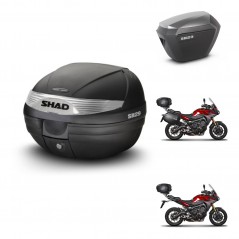 SHAD SH23 alu suitcases + mounting bracket SH29 trunk KIT-459937