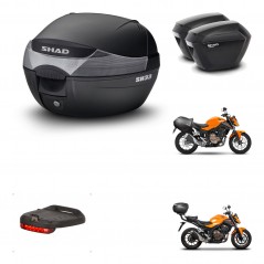 SHAD Maletas sh23 + soporte montaje baul SH33 accesorios KIT-459951