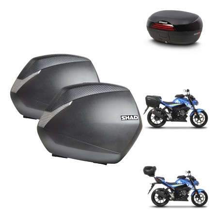 SHAD SH46 trunk + mounting bracket SH36 suitcases 45 L KIT-459960