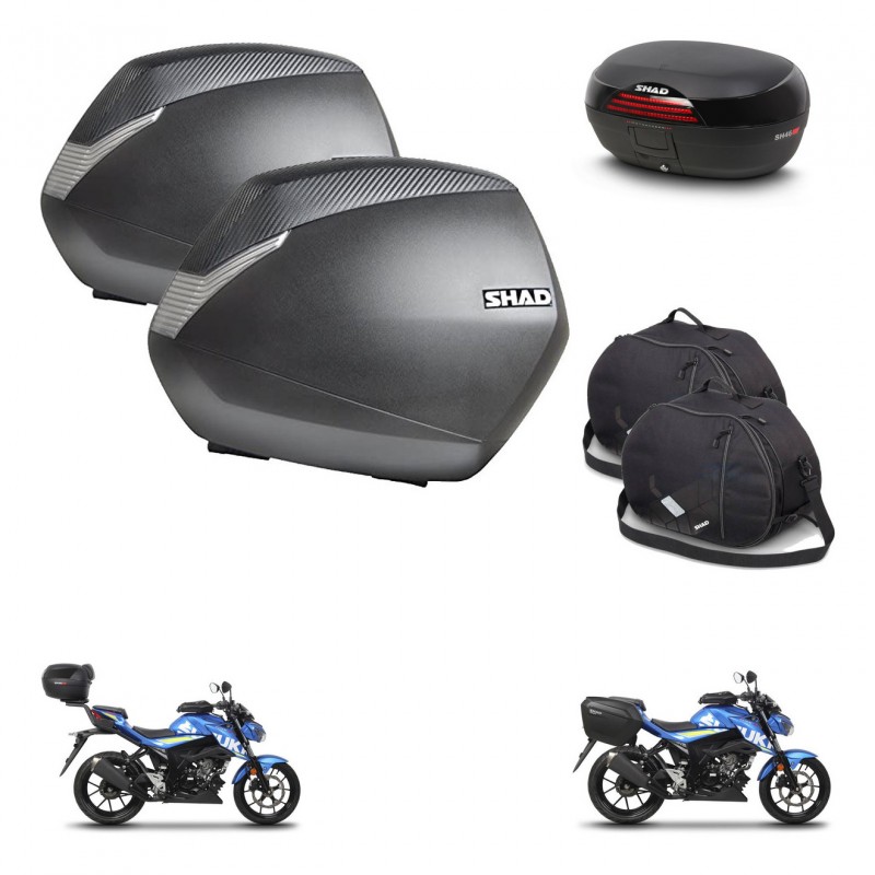 SHAD Baul SH46 + soporte montaje maletas SH36 accesorios 45 L KIT-459961