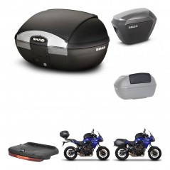 SHAD Maletas sh23 alu + soporte montaje baul SH45 accesorios KIT-459972