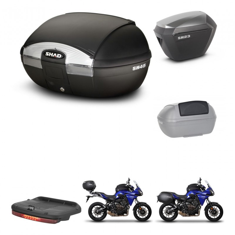 SHAD Maletas sh23 alu + soporte montaje baul SH45 accesorios KIT-459972