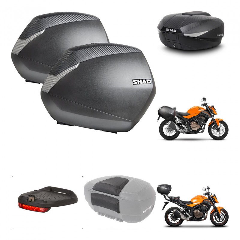 SHAD Baul SH58 + soporte montaje maletas SH36 accesorios KIT-459979