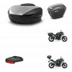 SHAD SH23 alu suitcases + mounting bracket SH59 trunk accessories 59L KIT-459992