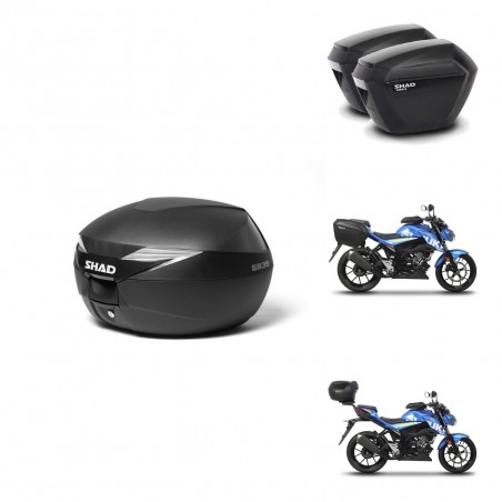 SHAD SH23 suitcases + mounting bracket SH39 trunk KIT-459997