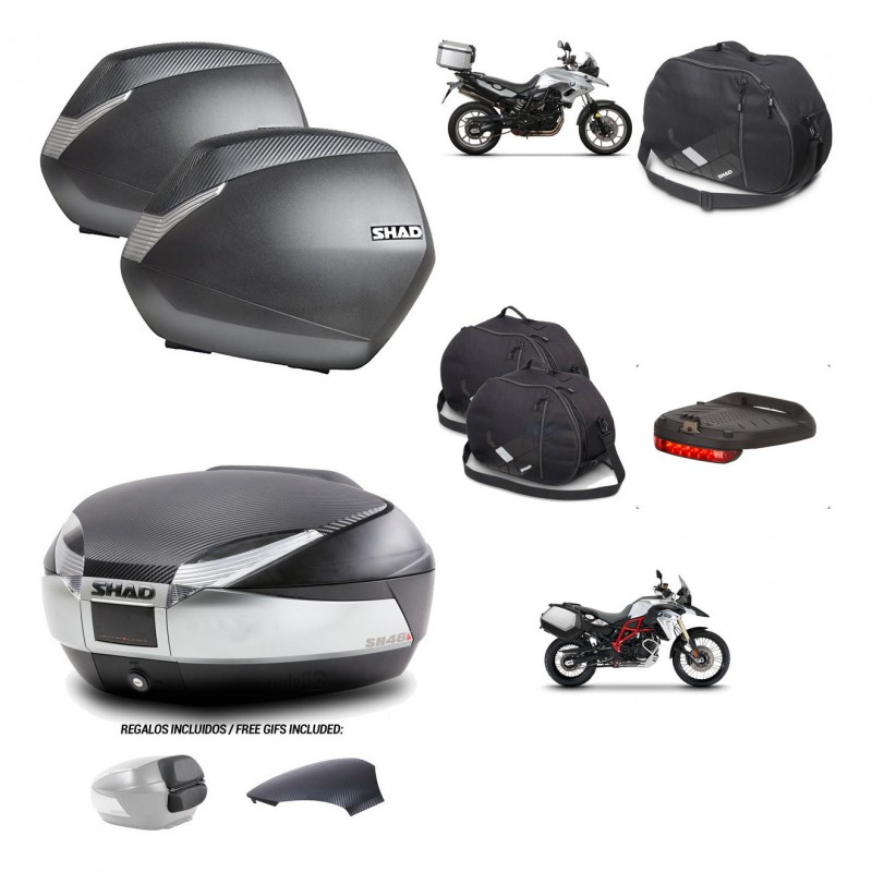SHAD Trunk SH48 backrest cover + mounting bracket SH36 suitcases accessories KIT-460000