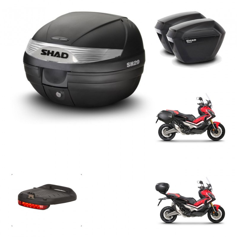 SHAD Maletas sh23 + soporte montaje baul SH29 accesorios KIT-460023