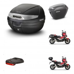 SHAD Maletas sh23 alu + soporte montaje baul SH29 accesorios KIT-460024