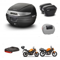 SHAD Maletas sh23 + soporte montaje baul SH29 accesorios KIT-460039