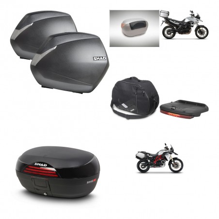 SHAD Baul SH46 + soporte montaje maletas SH36 accesorios 45 L KIT-460041