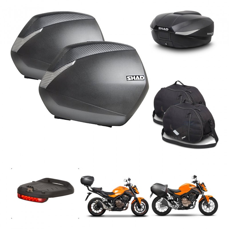 SHAD Baul SH58 + soporte montaje maletas SH36 accesorios KIT-460104