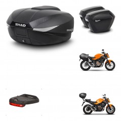 SHAD Maletas sh23 + soporte montaje baul SH58 accesorios KIT-460105