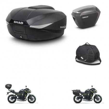 SHAD Maletas sh23 alu + soporte montaje baul SH58 accesorios KIT-460120