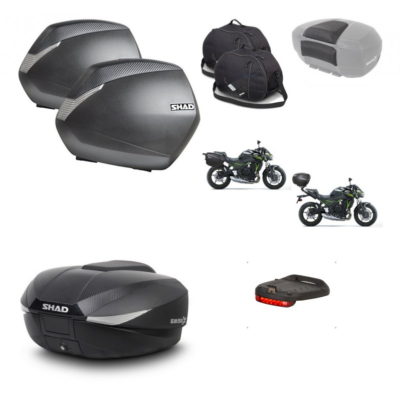 SHAD Baul SH58 + soporte montaje maletas SH36 accesorios KIT-460127