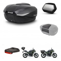 SHAD Maletas SH35 PREMIUM + soporte montaje baul SH58 accesorios KIT-460129