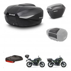 SHAD SH23 alu suitcases + mounting bracket SH58 trunk accessories KIT-460131