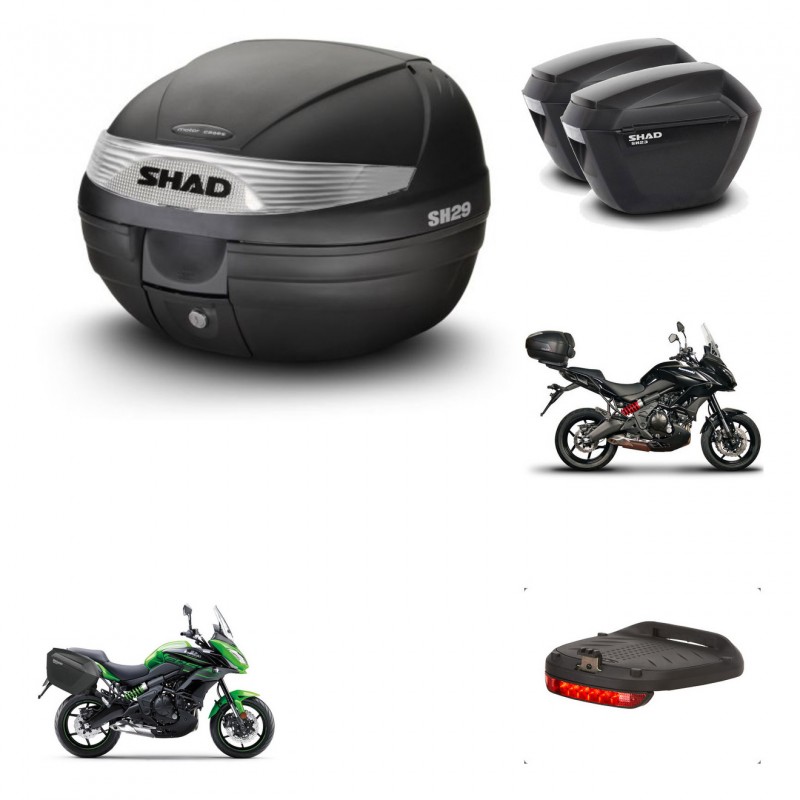 SHAD Maletas sh23 + soporte montaje baul SH29 accesorios KIT-460140