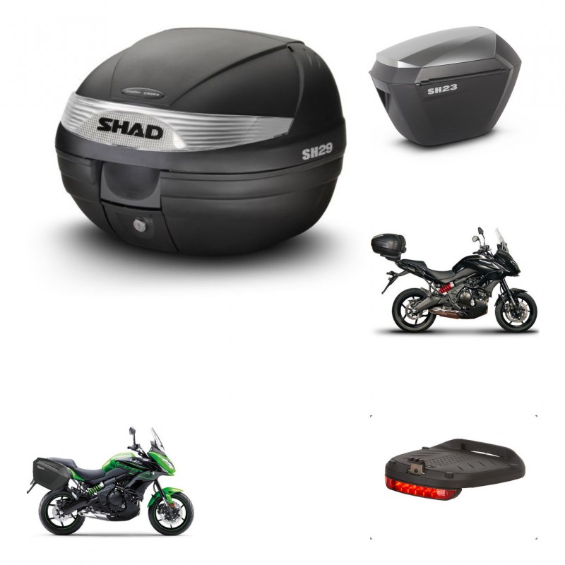 SHAD Maletas sh23 alu + soporte montaje baul SH29 accesorios KIT-460141