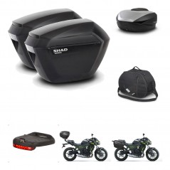 SHAD SH59 trunk + mounting bracket sh23 suitcases accessories 59L KIT-460177